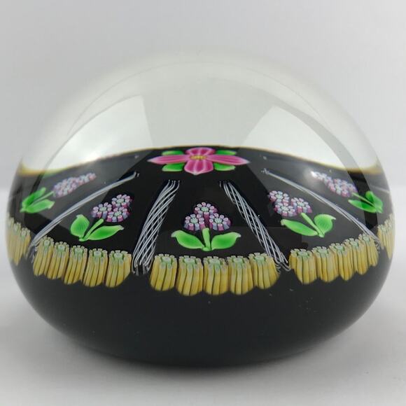 Perthshire Club First Annual Collectors 1998 PPCC Flower Latticinio Paperweight - Picture 4 of 14